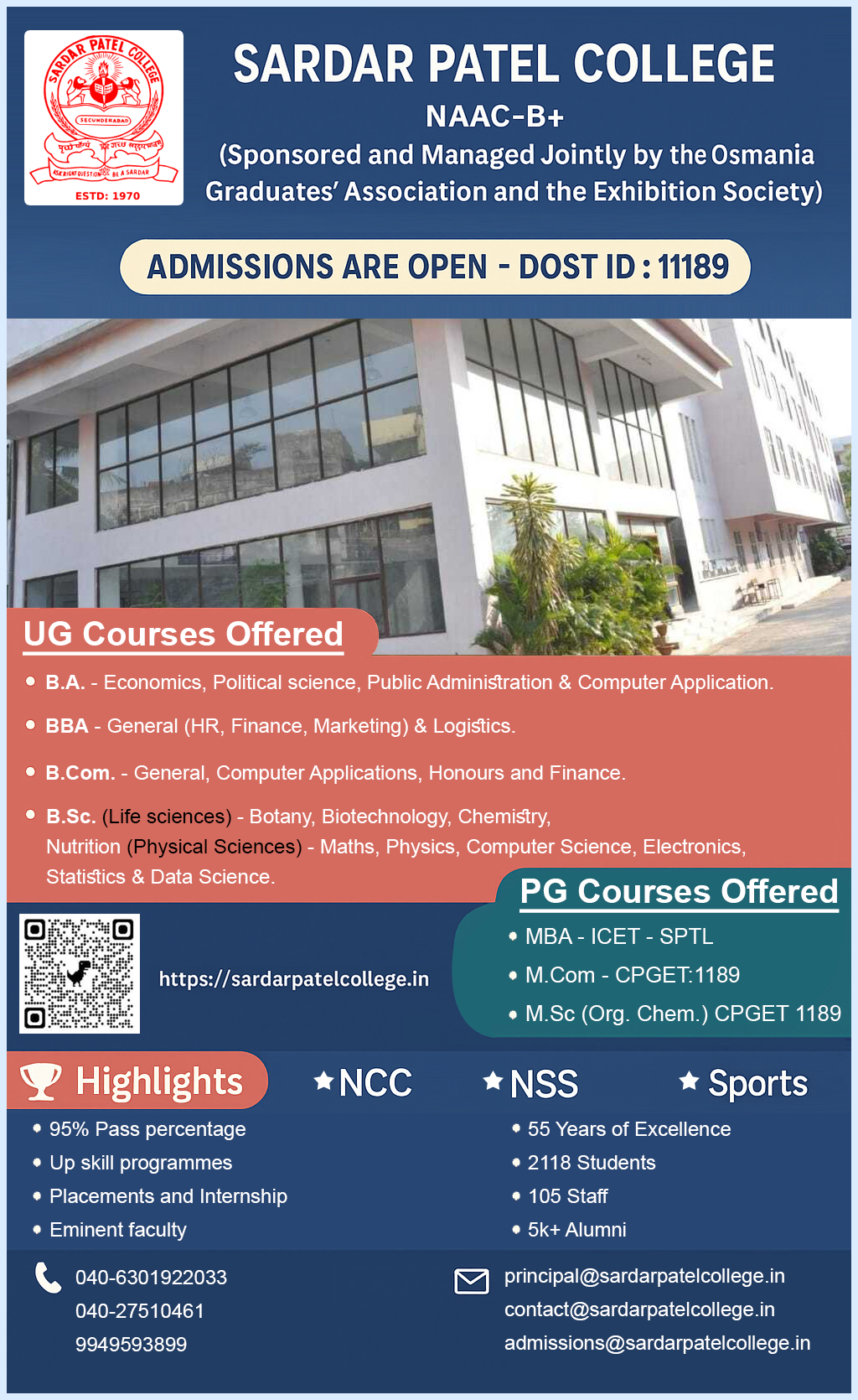 Undergraduate and Postgraduate Courses Information